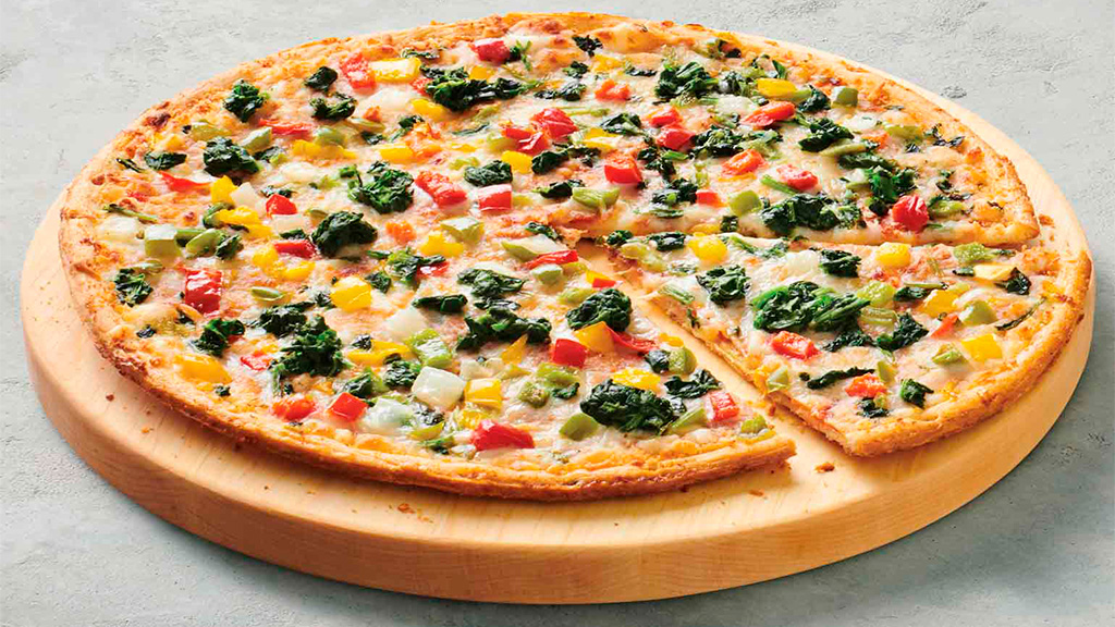 green garden vegetar pizza